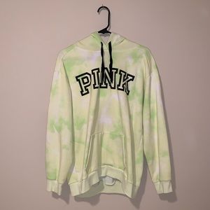 Pink/VS tie dye hoodie